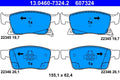 Set placute frana ATE 13.0460-7324.2
