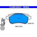 set placute frana,frana disc 13.0460-2624.2 ATE