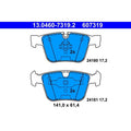 set placute frana,frana disc 13.0460-7319.2 ATE