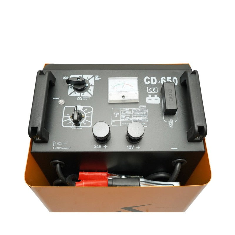 Robot pornire si redresor baterie auto 12V/24V, capacitate 20-1000Ah, pornire 360A, incarcare rapida, curent maxim 70A - 12183284