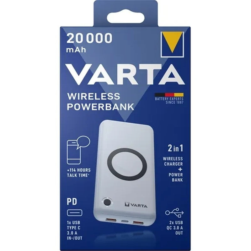Acumulator extern Wireless Power Bank 20.000 mAh - 57909101111