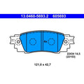 set placute frana,frana disc 13.0460-5693.2 ATE