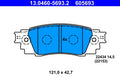 Set placute frana ATE 13.0460-5693.2