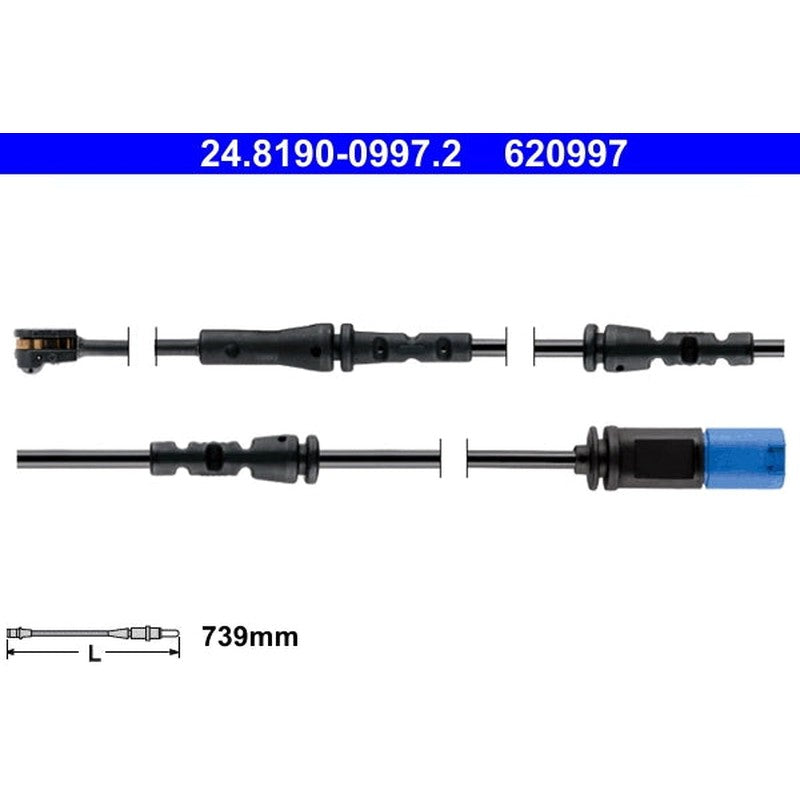 Senzor uzura placute frana ATE 24.8190-0997.2
