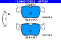 Set placute frana ATE 13.0460-7355.2