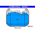 Set placute frana ATE 13.0460-4702.2