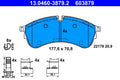Set placute frana ATE 13.0460-3879.2