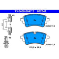 Set placute frana ATE 13.0460-2647.2