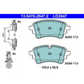 Set placute frana ATE 13.0470-2647.2