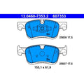 Set placute frana ATE 13.0460-7353.2