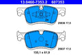 Set placute frana ATE 13.0460-7353.2