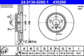 Disc frana ATE 24.0130-0260.1