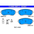 set placute frana,frana disc 13.0460-3887.2 ATE