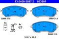 Set placute frana ATE 13.0460-3887.2
