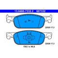 set placute frana,frana disc 13.0460-7332.2 ATE