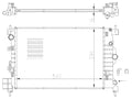Radiator apa NRF 550003