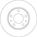 Disc frana DF6287 TRW