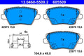 Set placute frana ATE 13.0460-5509.2