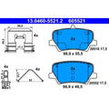 Set placute frana ATE 13.0460-5521.2