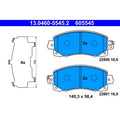 Set placute frana ATE 13.0460-5545.2