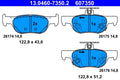 Set placute frana ATE 13.0460-7350.2
