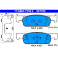 Set placute frana ATE 13.0460-7358.2