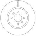 Disc frana DF6842 TRW