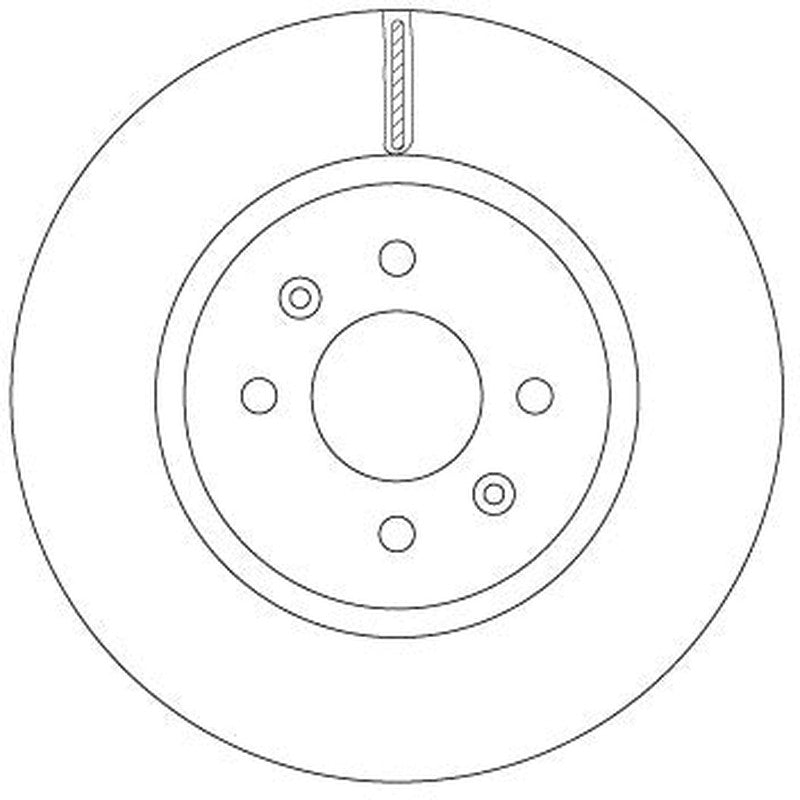 Disc frana DF6842 TRW