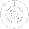 Disc frana TRW DF6842