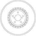 Disc frana DF6923S TRW