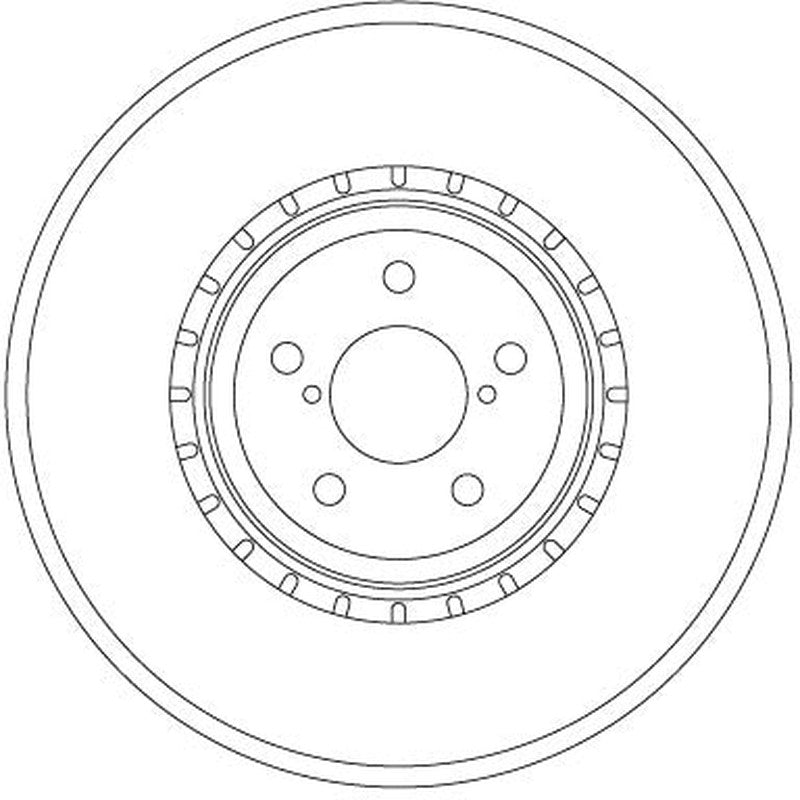 Disc frana DF6923S TRW