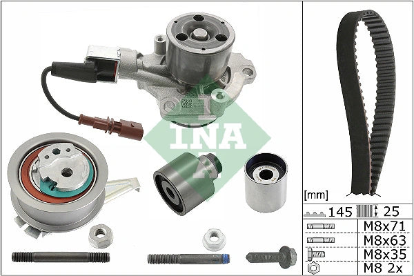 Kit distributie cu pompa apa INA 530 0759 30