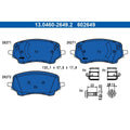 Set placute frana ATE 13.0460-2649.2