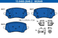 Set placute frana ATE 13.0460-2649.2