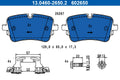 Set placute frana ATE 13.0460-2650.2