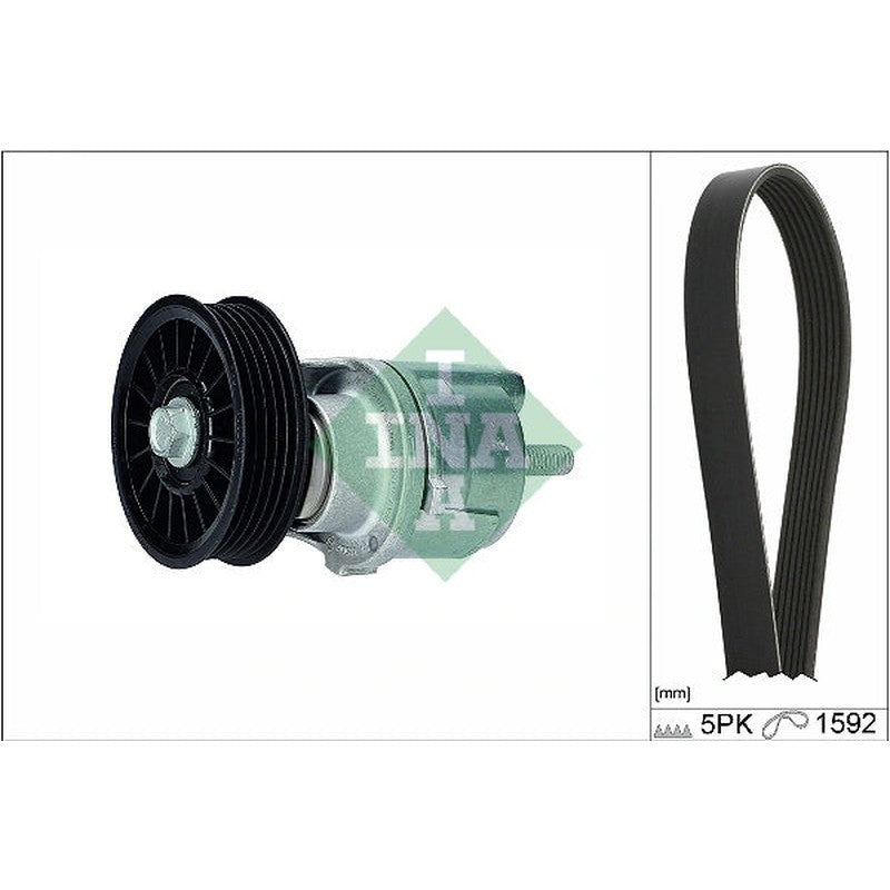 Set curea transmisie cu caneluri 529 0161 10 INA