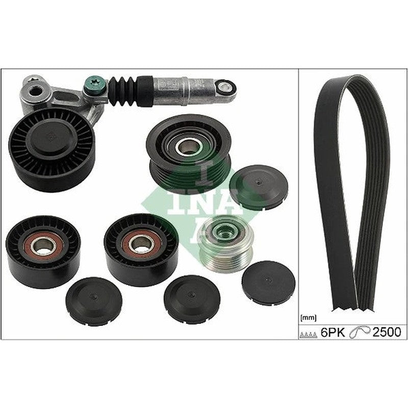 Set curea transmisie cu caneluri 529 0472 20 INA
