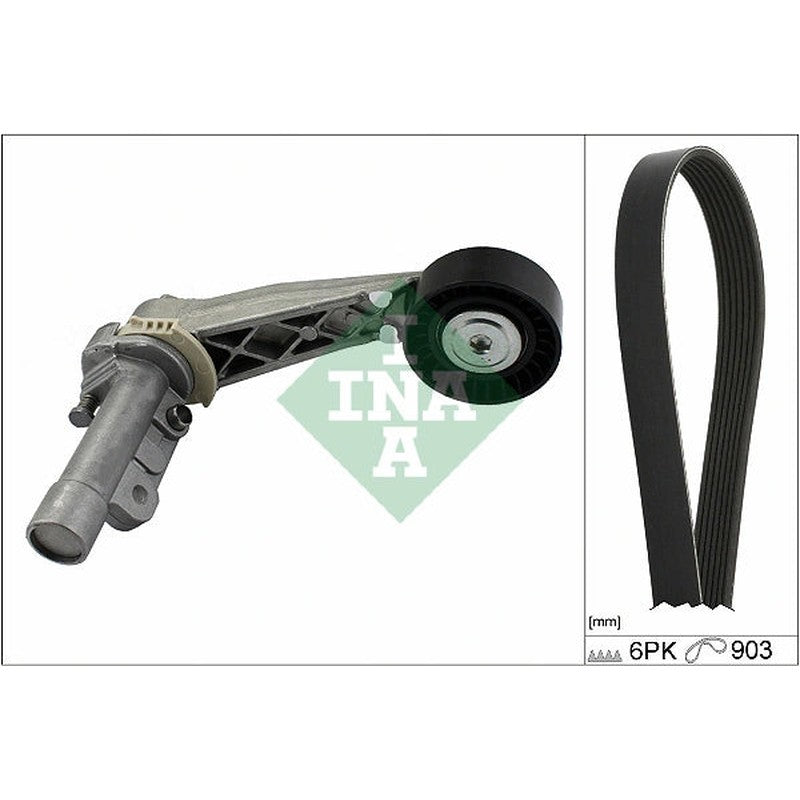 Set curea transmisie cu caneluri 529 0504 10 INA