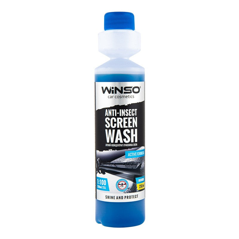 Lichid parbriz concentrat Winso Anti-Insect Ocean 250 ml ●1:100● - 825002