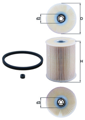 filtru combustibil KX 231D MAHLE