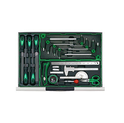 Dulap Scule echipat cu 234 piese ● 7 sertare Toptul - GT23405