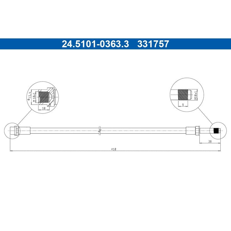 Furtun frana ATE 24.5101-0363.3