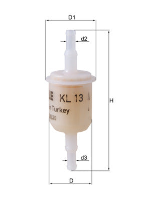 Filtru combustibil MAHLE KL 13 OF