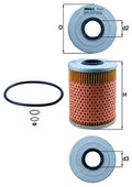 Filtru ulei OX 68D MAHLE