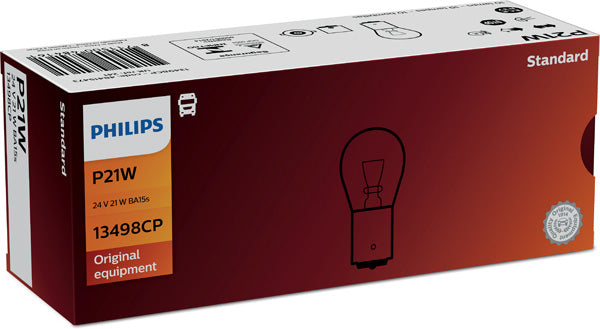 BEC CAMION 24V P21W BA15S SET 10 buc PHILIPS