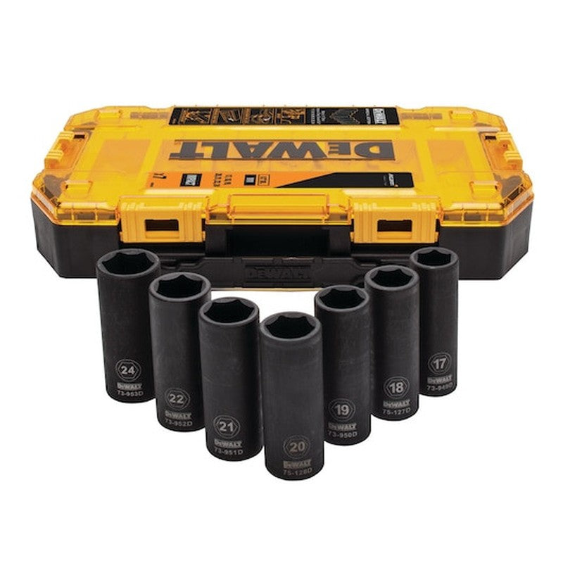 Set de tubulare1/2 17-24MM pentru impact DEWALT® x McLaren F1 Team Ediție Specială - DT70905QZ