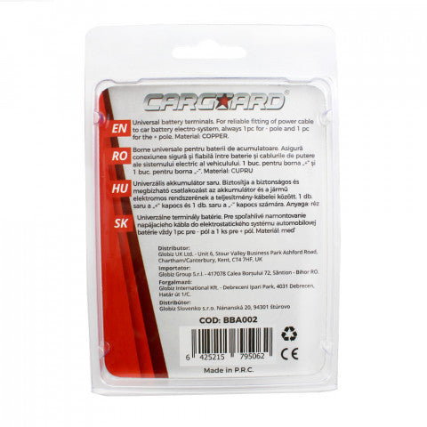 Set Borne Baterii Auto - CUPRU Carguard - BBA002