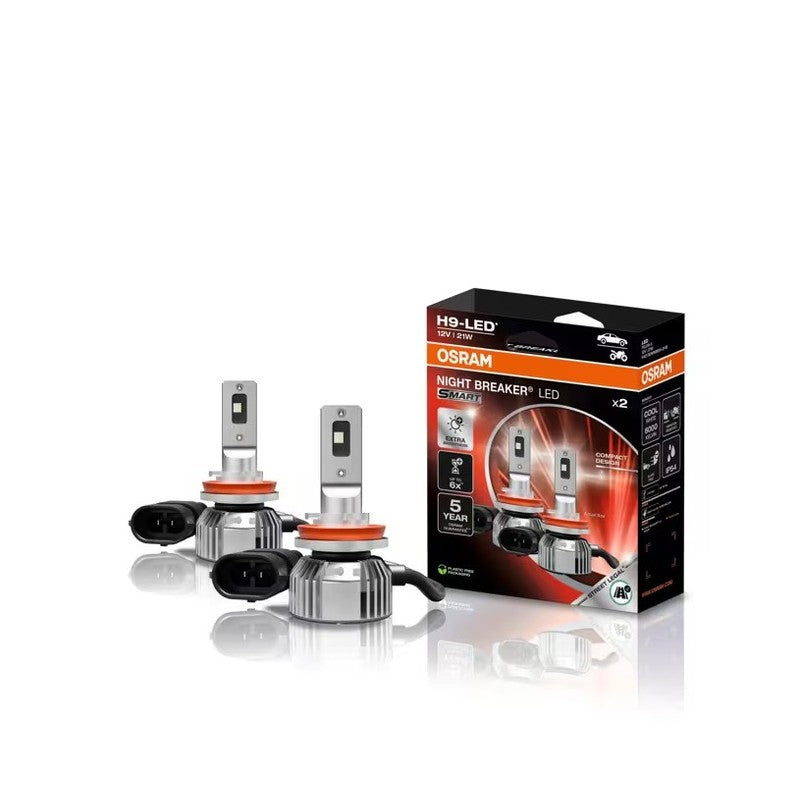 Bec LED Osram Night Breaker Smart H9 21W - set 2 buc - 64213DWNBSM2HB