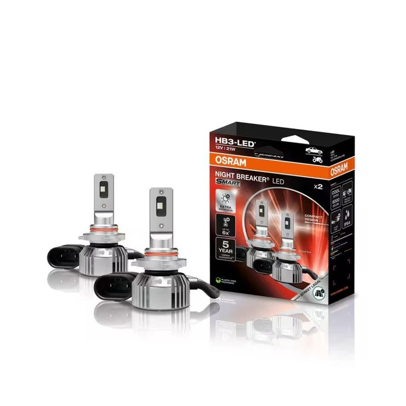 Bec LED Osram Night Breaker Smart HB3 21W - set 2 buc - 9005DWNBSM2HB
