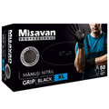 Manusi nitril Grip Misavan - negru - marimea XL ● 50 buc. - 90043703